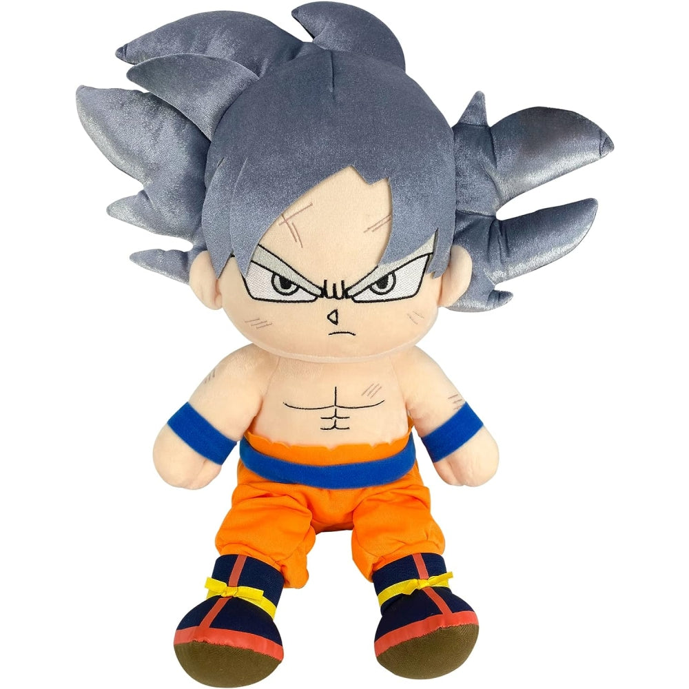 Great Eastern Entertainment Dragon Ball Super - Goku Ultra Instinct Sitting Plush, 14" H