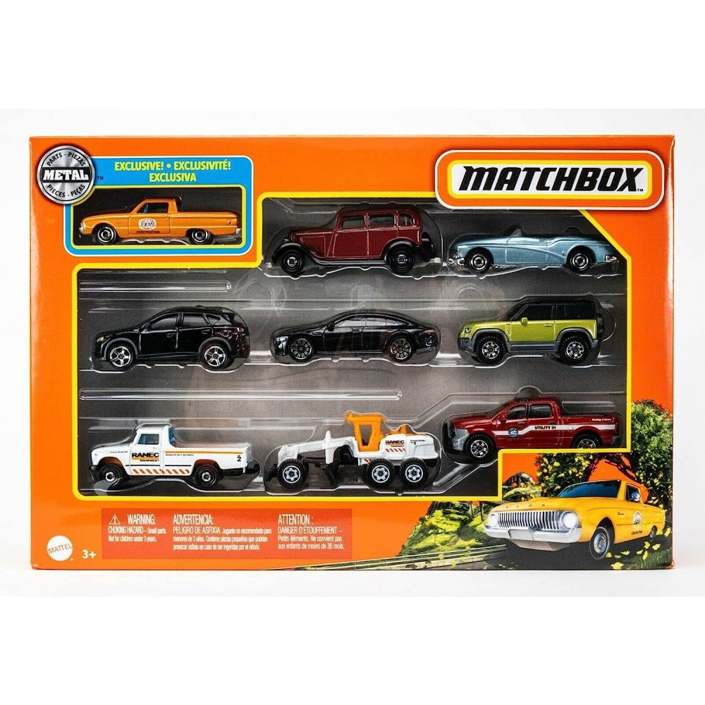 Matchbox 9 Car Gift Pack