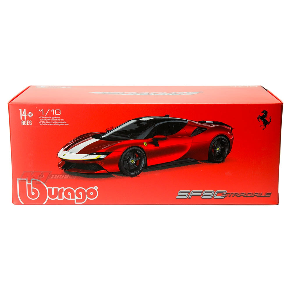 Bburago 1:18 Ferrari SF90 Stradale (Red) – Signature Series
