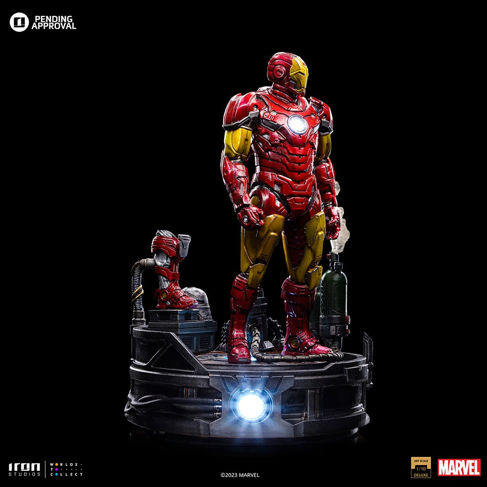 Statue Iron Man Unleashed Deluxe - Marvel Comics - Art Scale 1/10