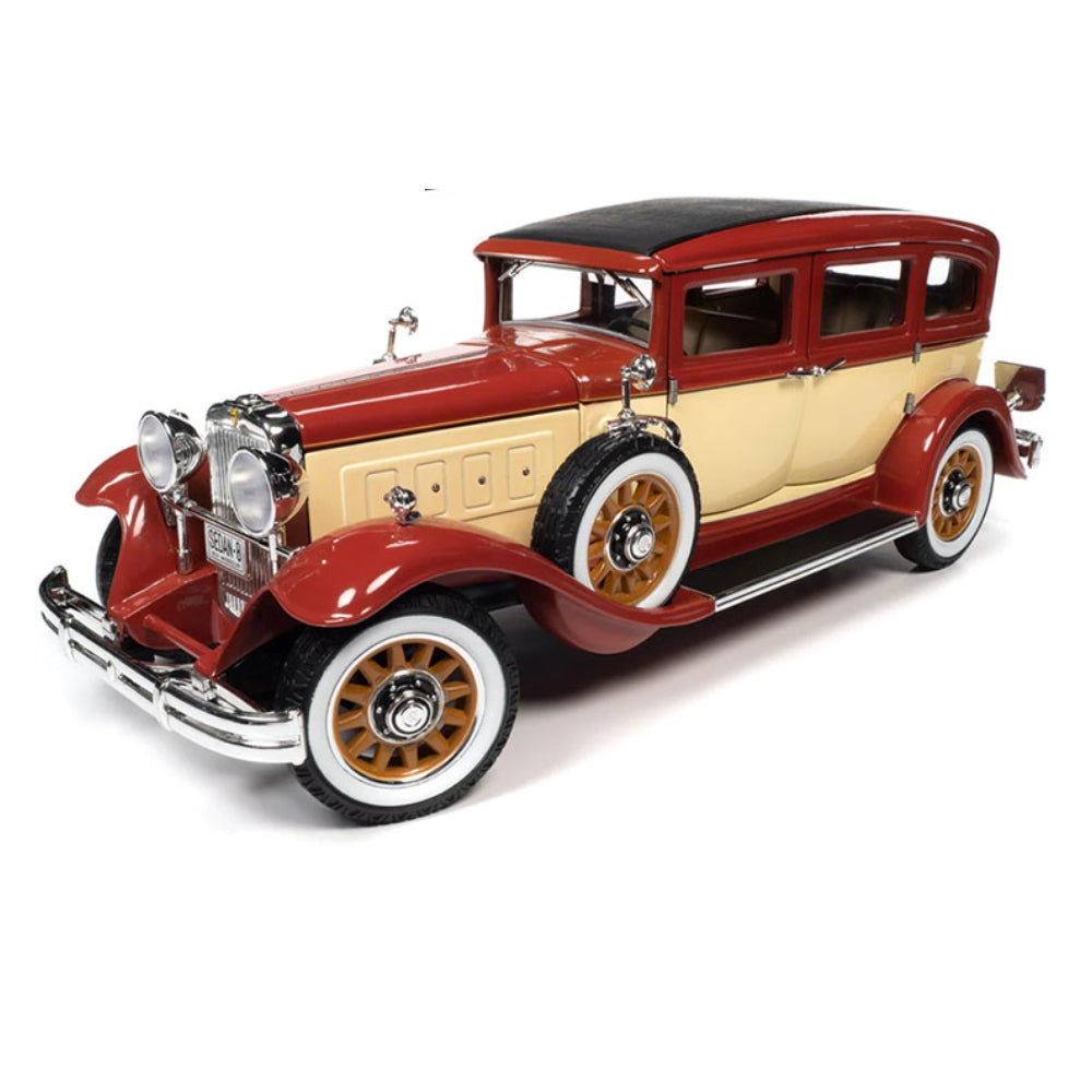 Auto World 1:18 1931 Peerless Master 8 Sedan – Marron and Cream