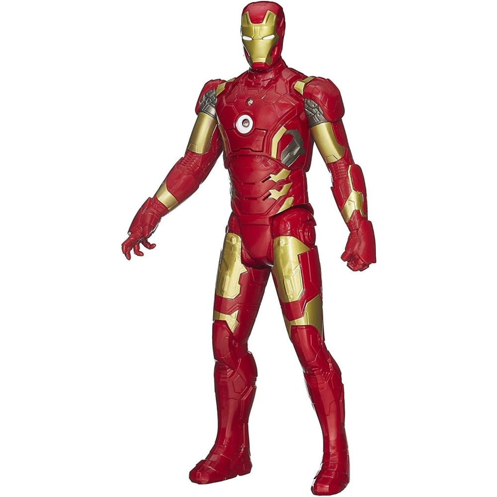 Hasbro Marvel Avengers Iron Man Electronic Action Figure — 12″ Interactive Toy with Lights & Sounds (Ages 4+)
