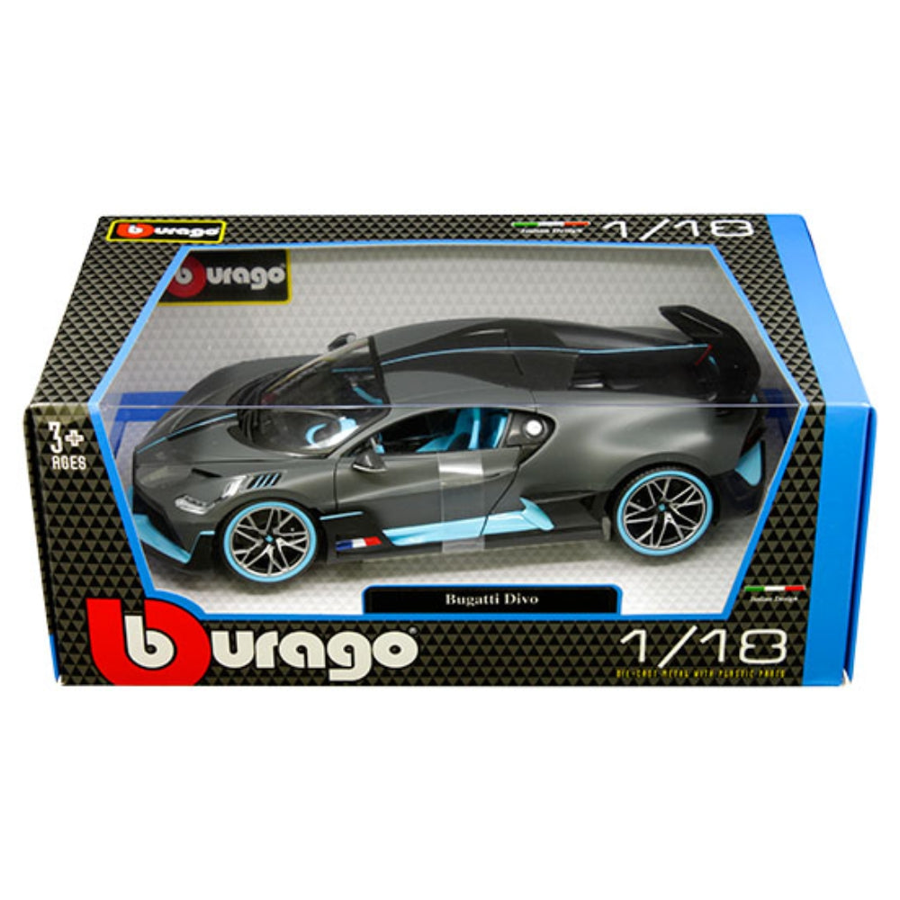 Bburago 1:18 Bugatti Divo (Matte Grey)