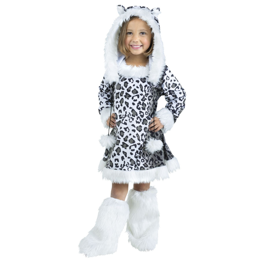 Fun World Toddler Snow Leopard Costume, 3T-4T