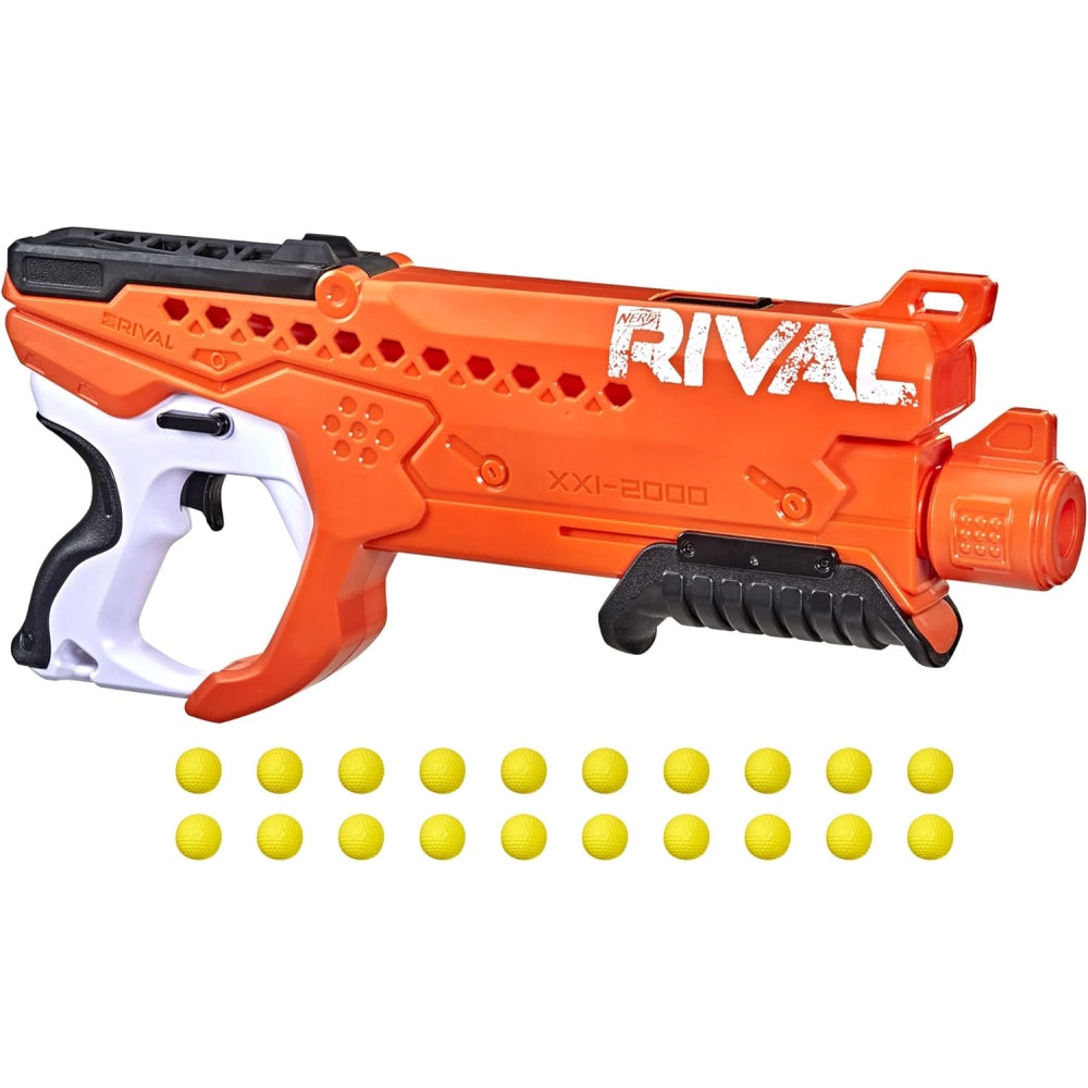 NERF Rival Curve Shot - Helix XXI-2000 Blaster - 20 Rival Rounds