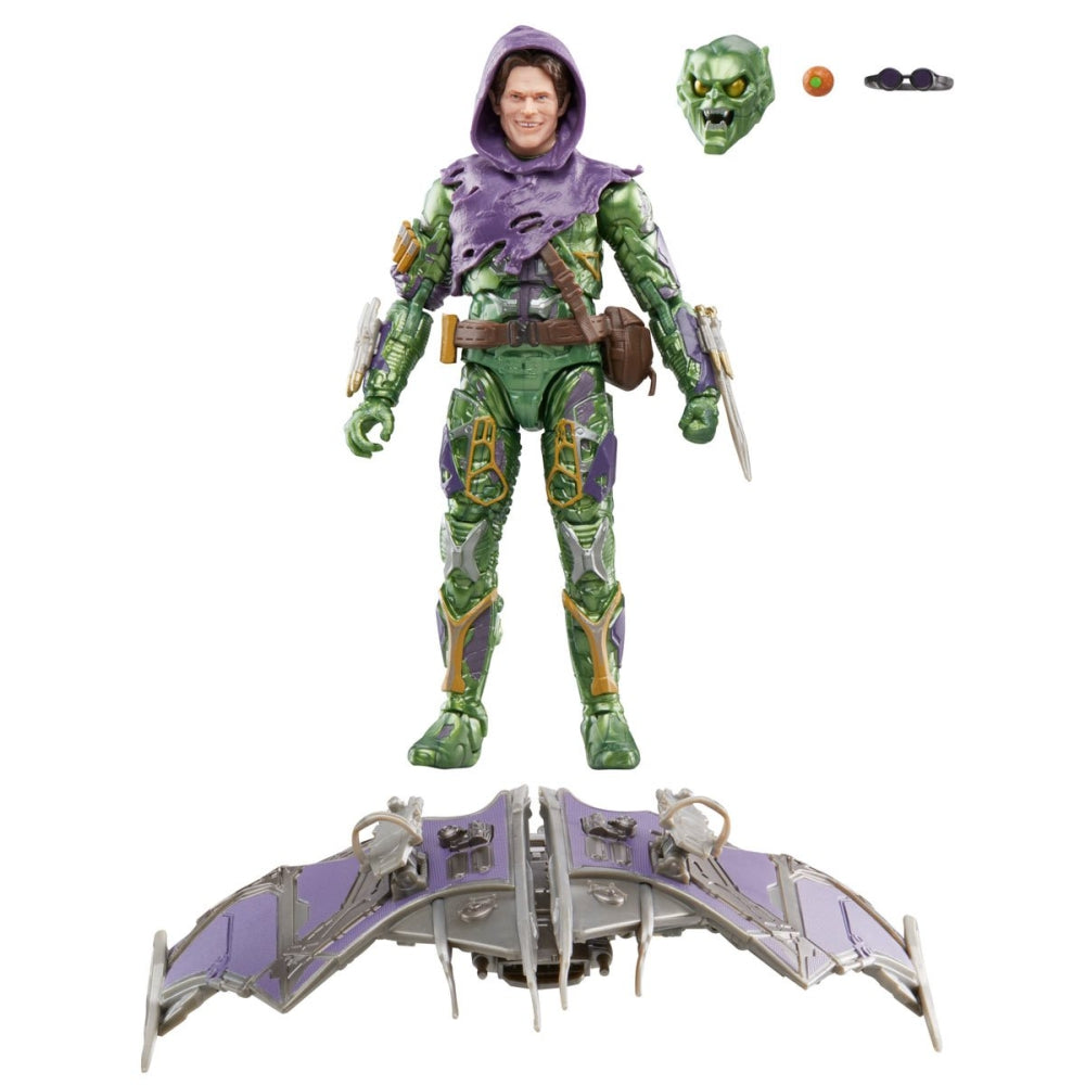 Spider-Man Marvel Legends Series Spider-Man: No Way Home Green Goblin Deluxe 6-Inch Action Figure