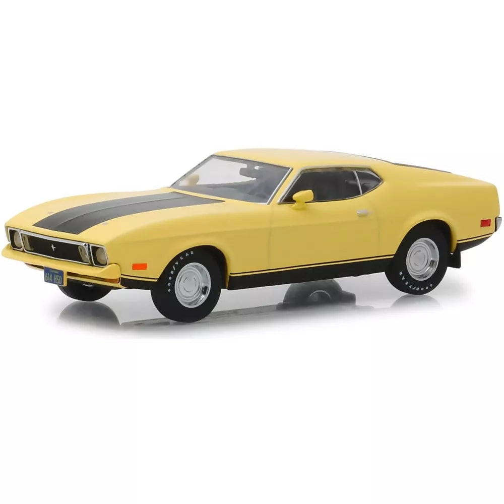 Greenlight 1973 Ford Mustang Mach 1 Yellow Eleanor" "Gone in Sixty Seconds" Movie (1974) 1/43 Diecast Model Car