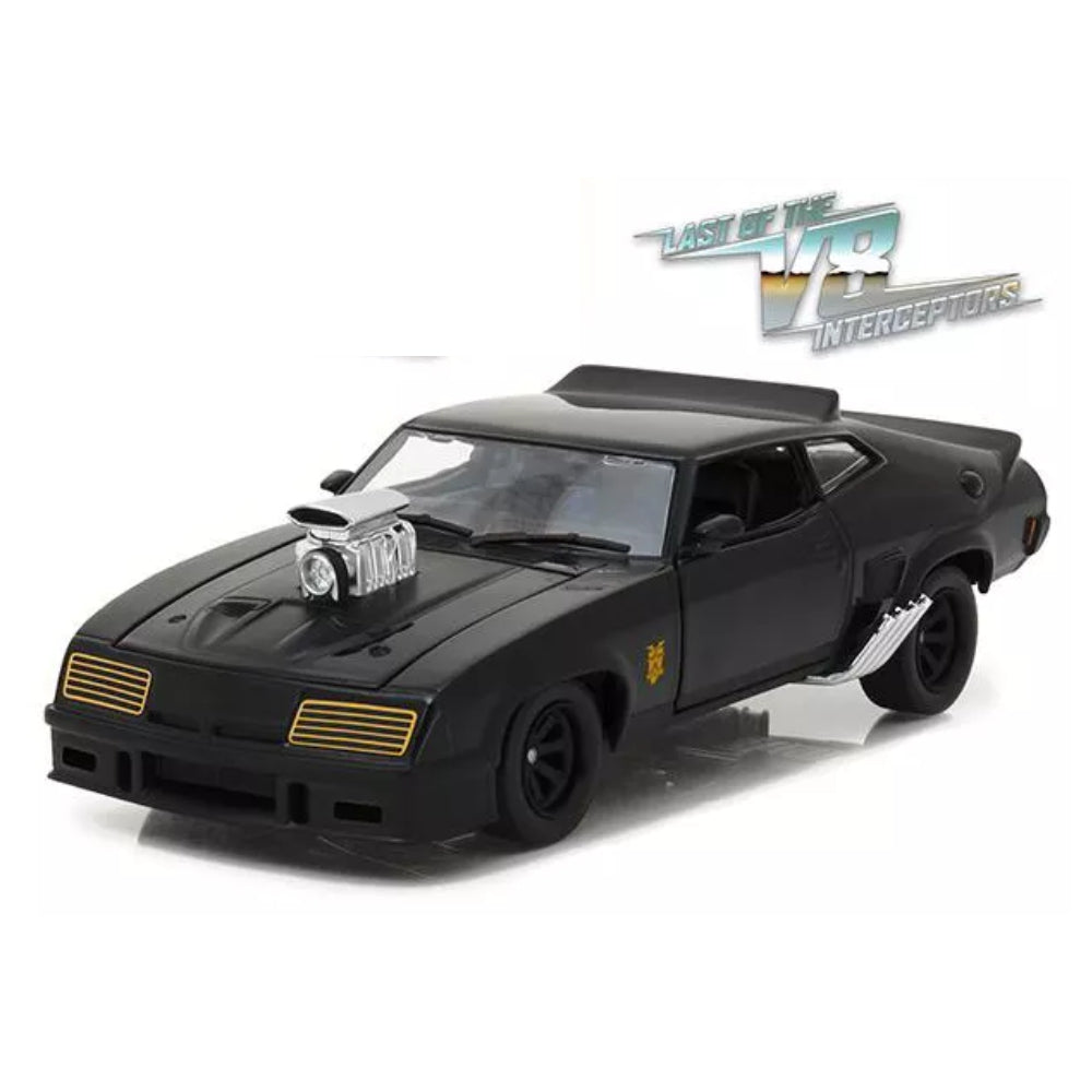 Greenlight 1973 Ford Falcon XB Black "Last of the V8 Interceptors" (1979) Movie 1/24 Diecast Model Car