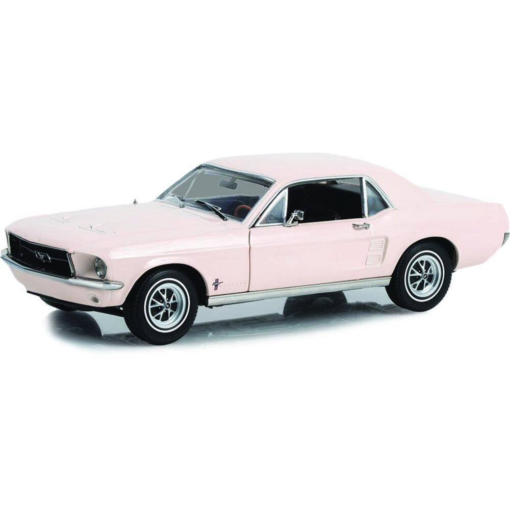 Greenlight 1967 Ford Mustang Coupe Bermuda Sand "She Country Special - Denver, Colorado" 1/18 Diecast Model Car