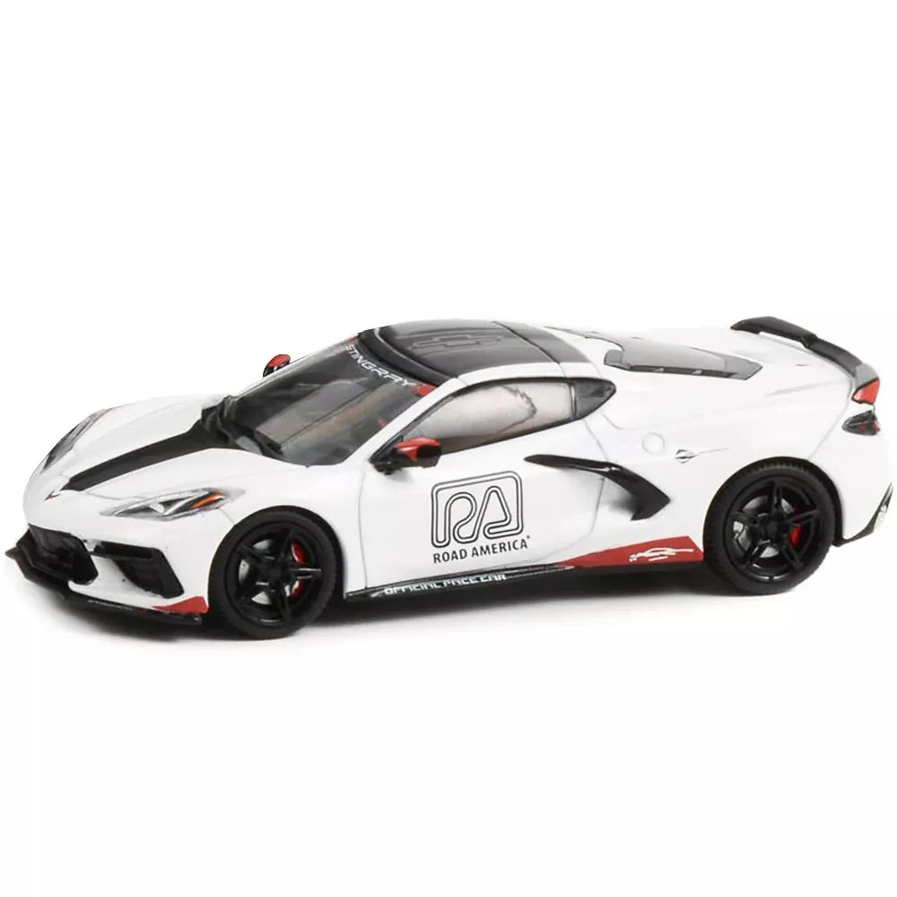Greenlight 2020 Chevrolet Corvette C8 Stingray "Road America Official Pace Car" 1/43 Diecast Model Car