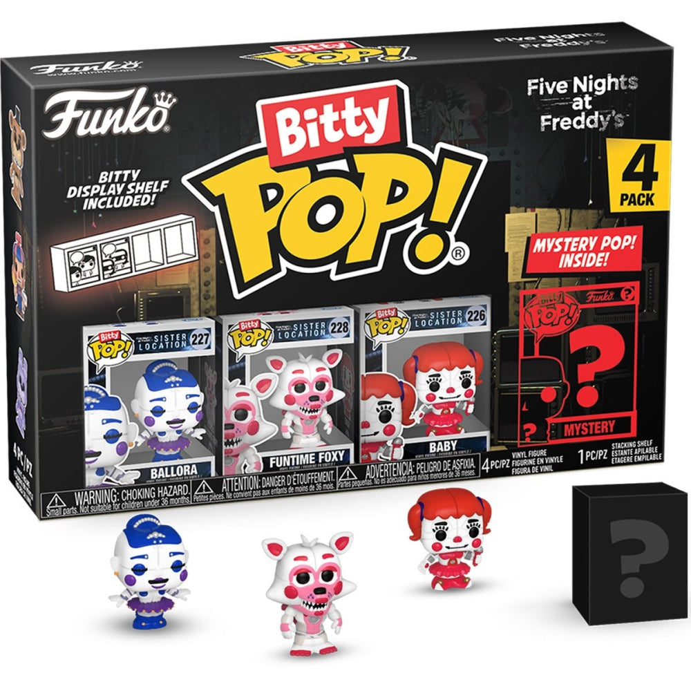 Five Nights at Freddy&#39;s Ballora Funko Bitty Pop! Mini-Figure 4-Pack