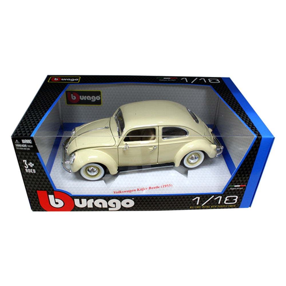 Bburago 1:18 1955 Volkswagen Beetle – Gold Series