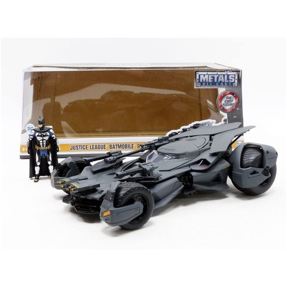 Jada Metal Justice League Batmobile with Batman Figure