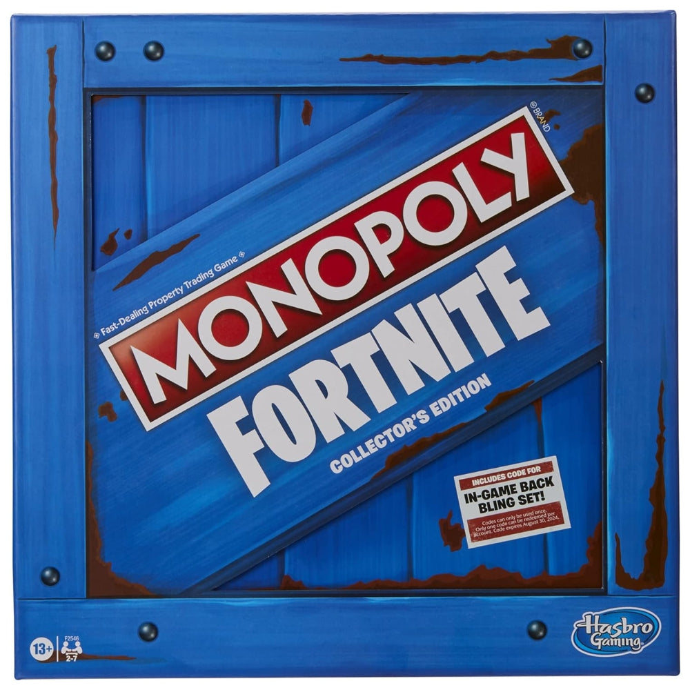 Monopoly: Fortnite Collector's Edition Board Game Inspired by Fortnite Video Game
