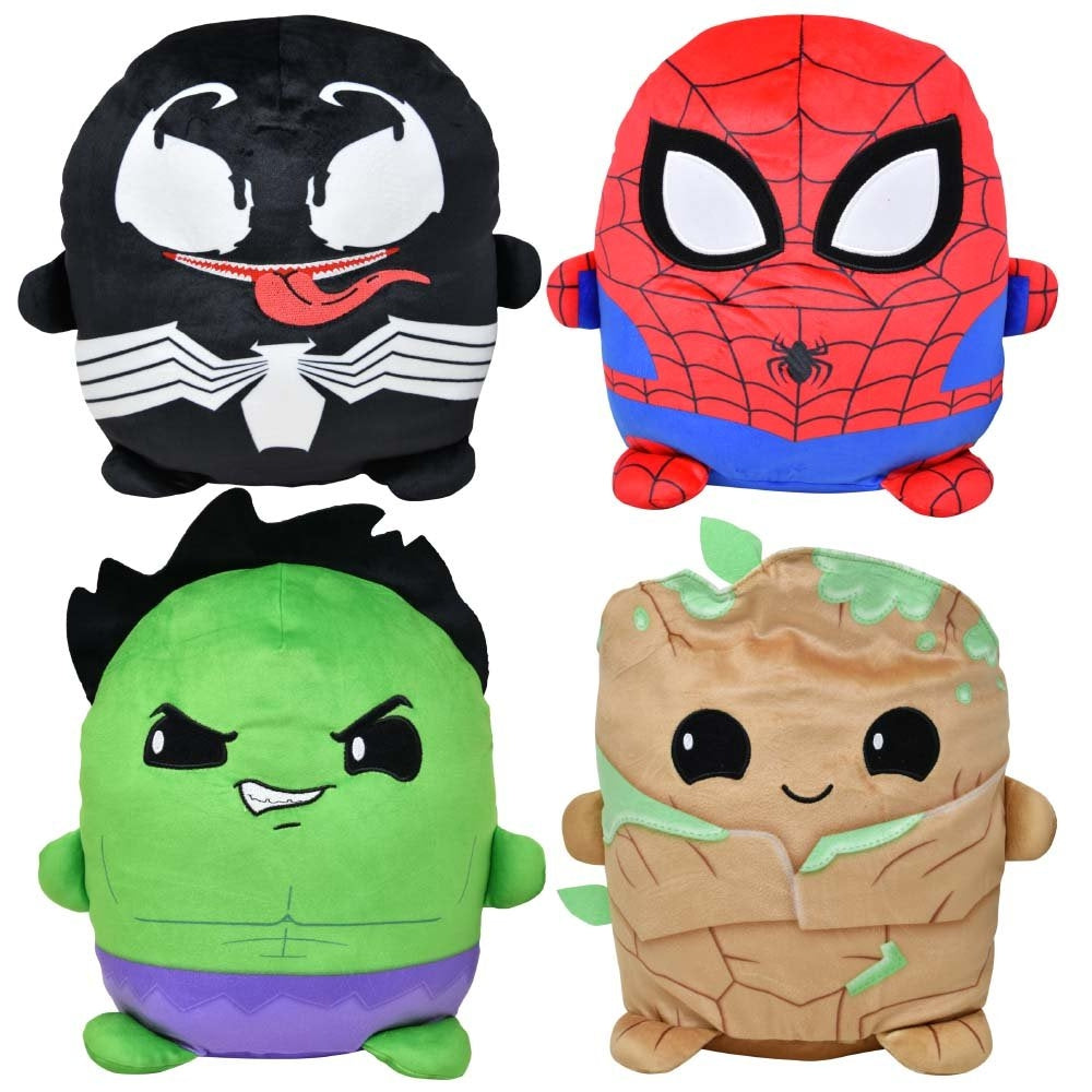 Marvel Cuutopia 10" Squishy Plush by Mattel — Assorted Superheroes & Villains | Soft & Huggable Collectible Pillow
