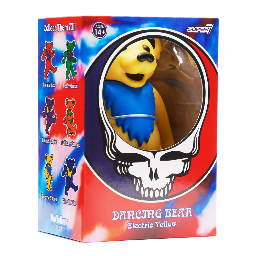 Grateful Dead Reaction Figure Dancing Bear (Electric Yellow)