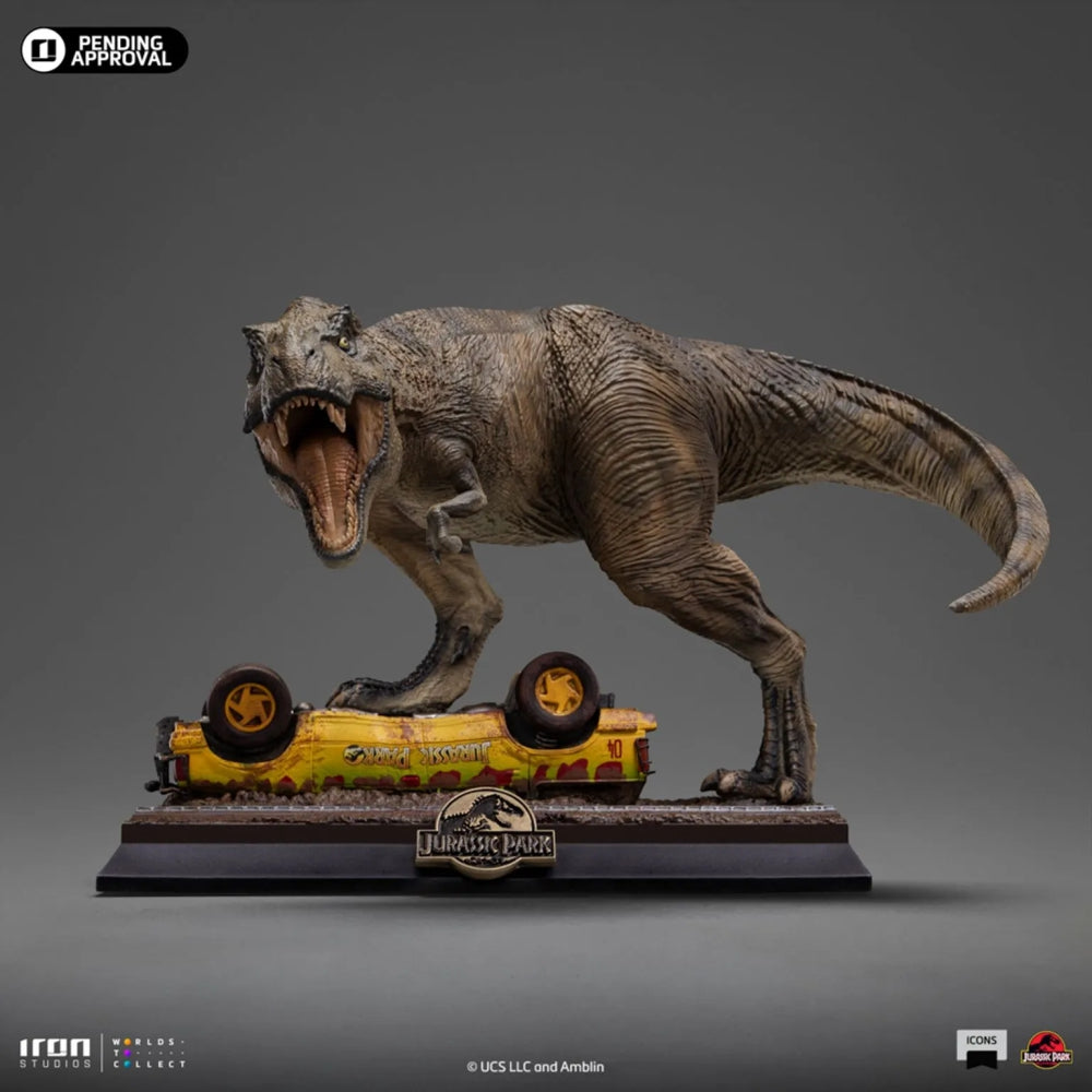 Statue T-Rex Attack - Jurassic Park - Icons