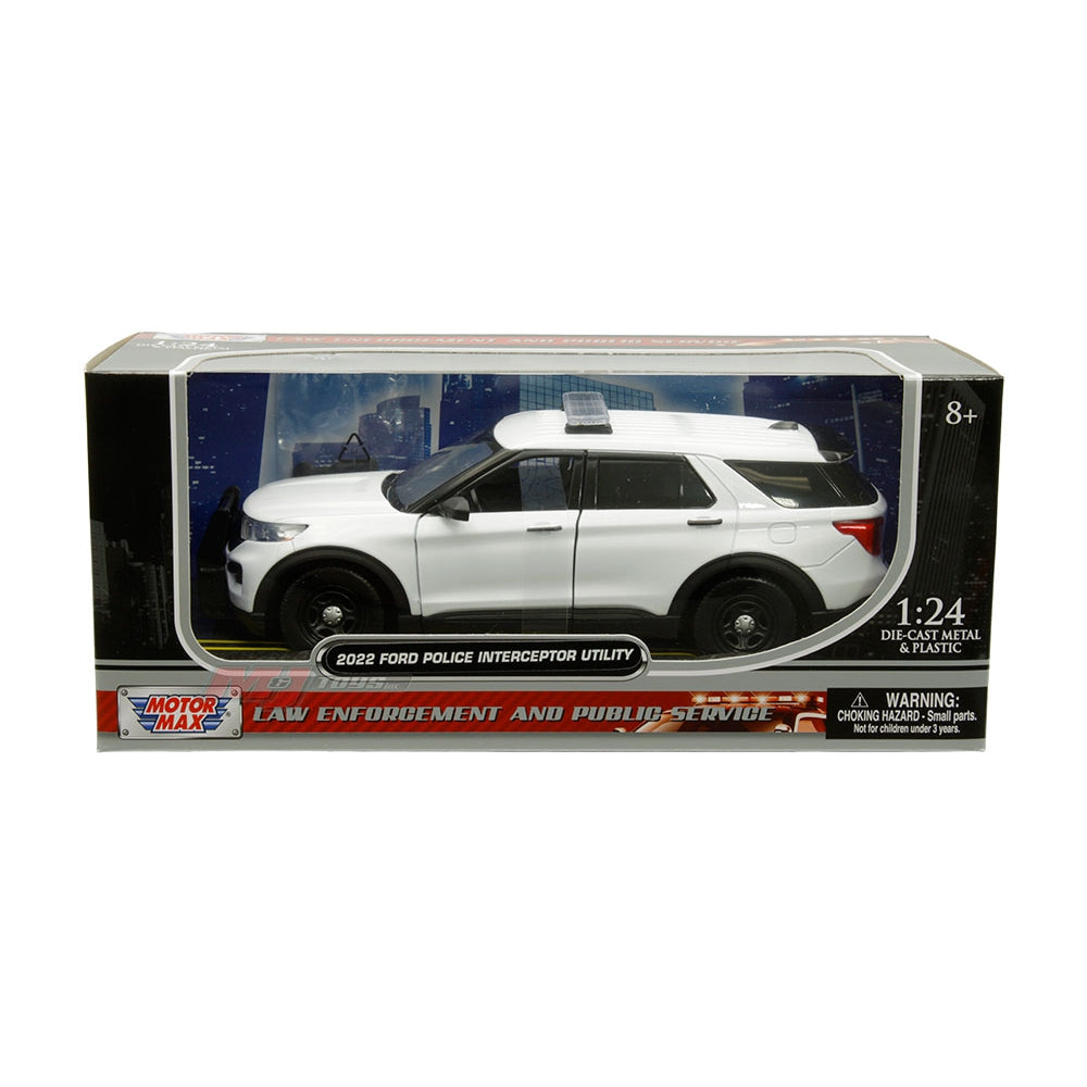 Motormax 1:24 2022 Ford Police Interceptor Utility