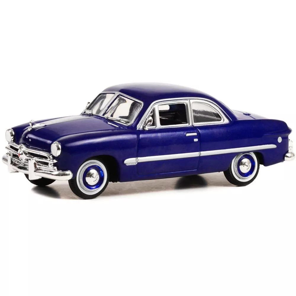 Greenlight 1949 Ford Coupe Blue Metallic "The Cars That Made America" (2017-Present) TV Series 1/43 Diecast Model Car