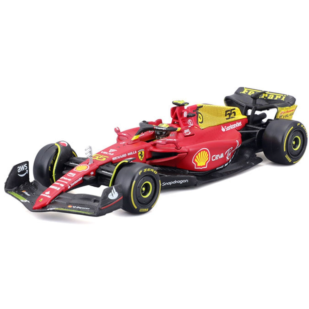 Bburago 1:43 2022 Ferrari Italian GP Monza #55 C. Saintz with Driver