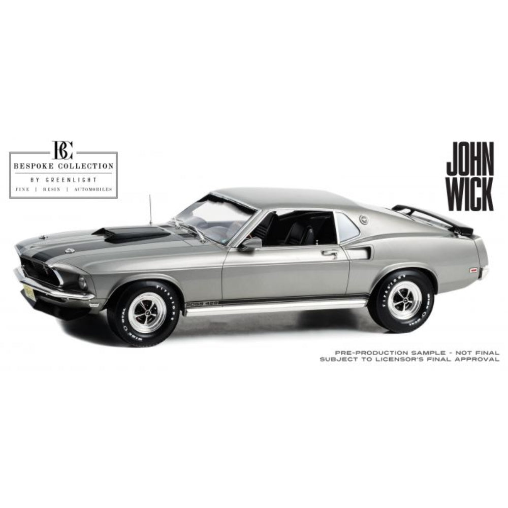 Greenlight 1:12 John Wick (2014) - 1969 Ford Mustang BOSS 429 Preorder September 2023