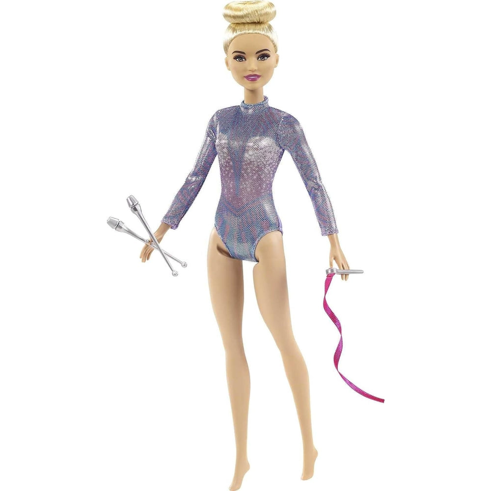 Barbie Rhythmic Gymnast Fashion Doll with Blonde Hair &amp; Brown Eyes