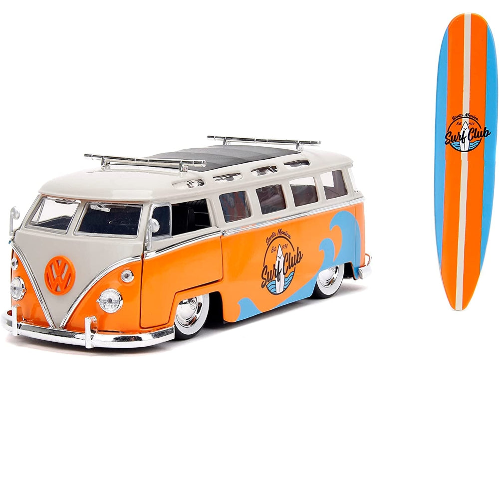 Punch Buggy Slug Bug 1:24 1962 Volkswagen Bus Die-Cast Car