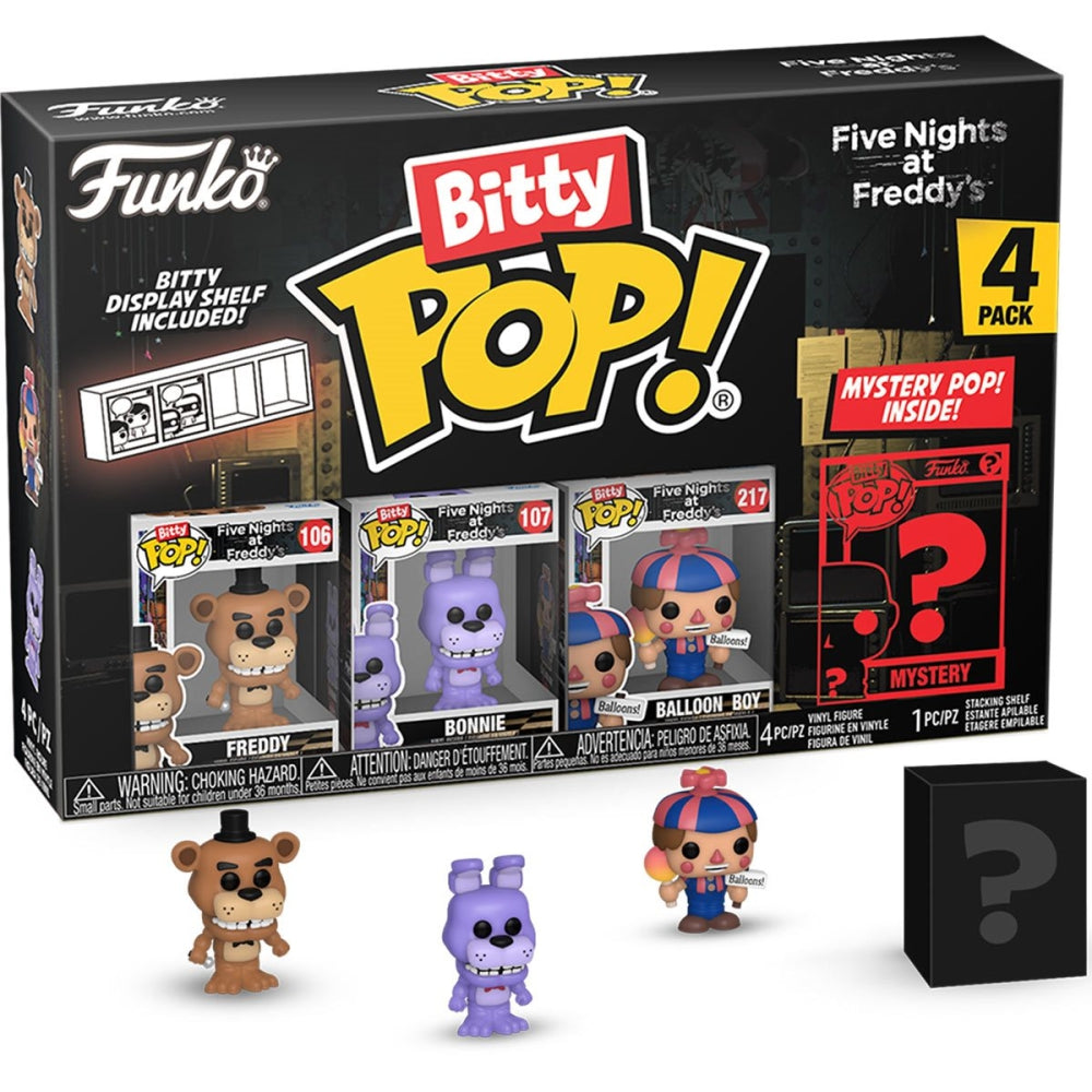 Five Nights at Freddy&#39;s Freddy Funko Bitty Pop! Mini-Figure 4-Pack