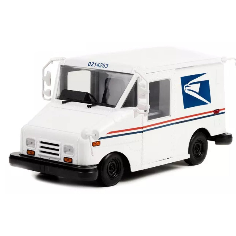 Greenlight United States Postal Service (USPS) Long-Life Postal Delivery Vehicle (LLV) White 1/18 Diecast Model Car