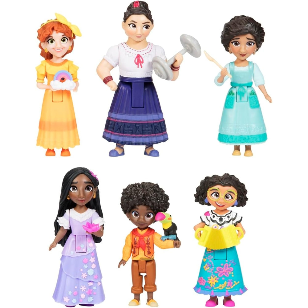 Disney Encanto Doll Figures, The Madrigal Family 6-Pack Set