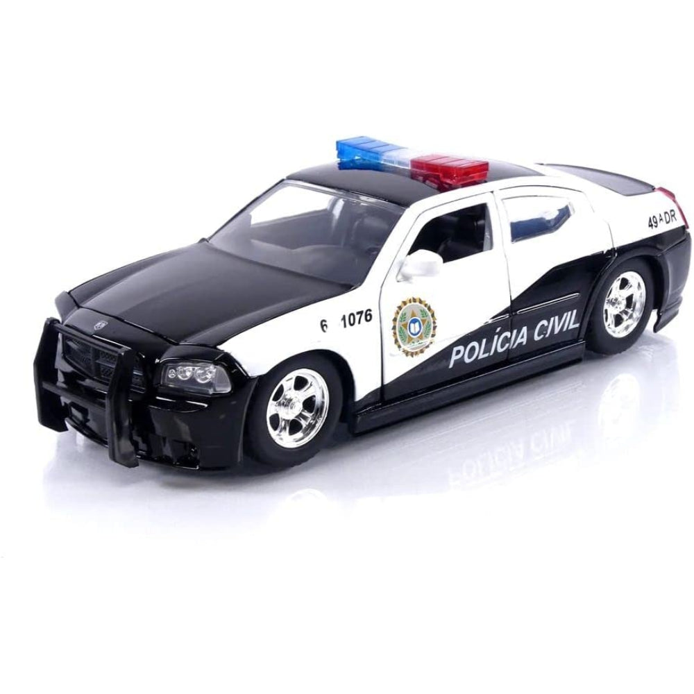 Fast & Furious 1:24 2006 Dodge Charger Police Car Die-Cast Car