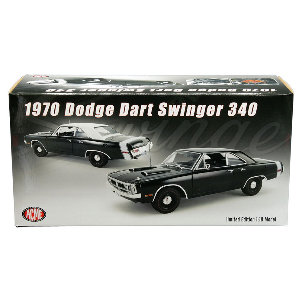 ACME 1:18 1970 Dodge Dart Swinger 340 (Black)