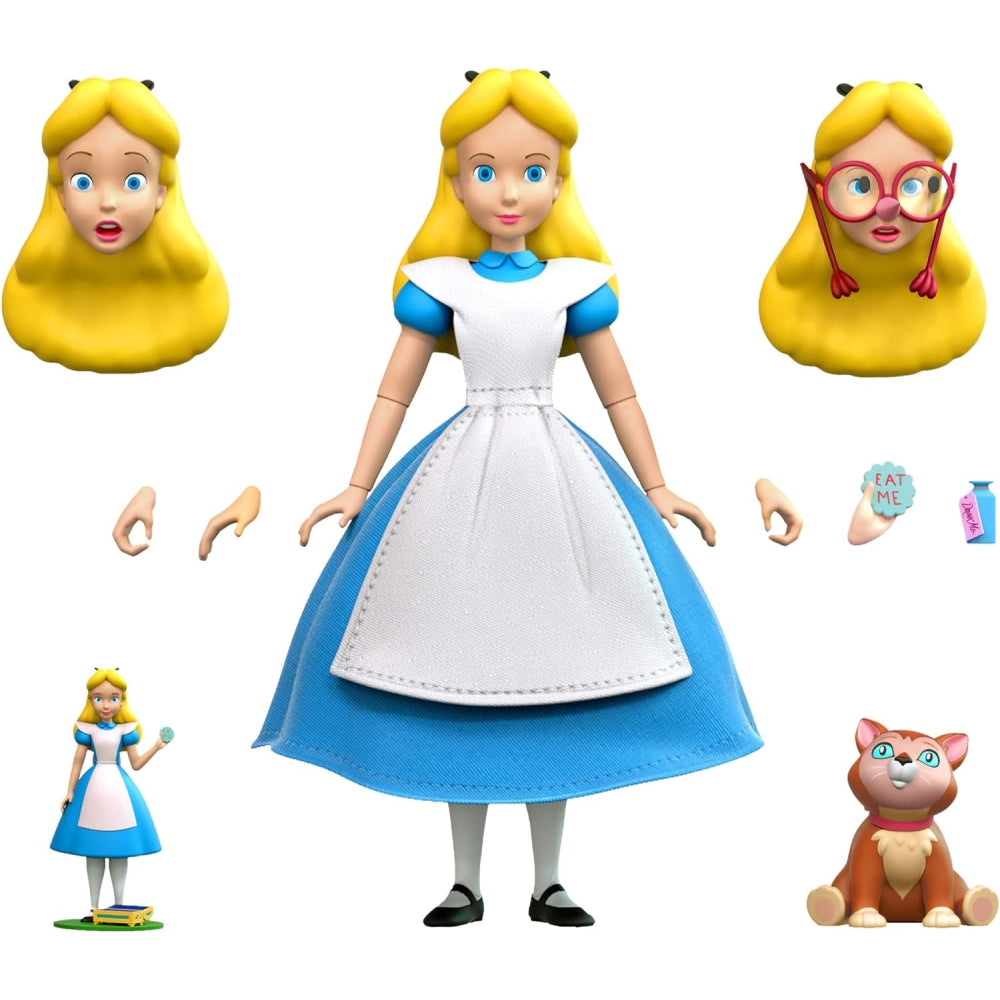 Disney Alice in Wonderland - 7&quot; Disney Action Figure with Accessories Classic Disney Collectibles
