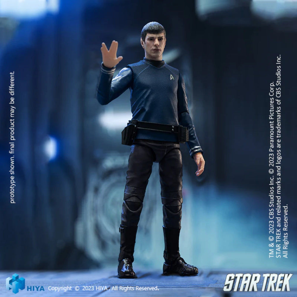 HIYA Toys Mini Series 1/18 Scale 4 Inch STAR TREK 2009 Spock Action Figure