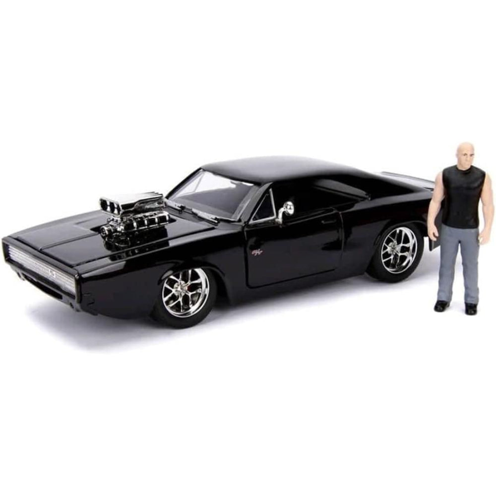 Jada JA30737 1:24 Diecast 1970 Dodge Charger (Street) with Dom Toretto Figure