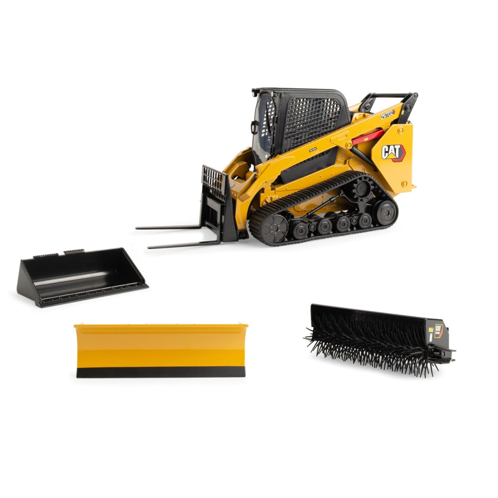 Caterpillar 1:16 Scale CAT 297D2 Multi Terrain Skid Steer Loader with Accessories