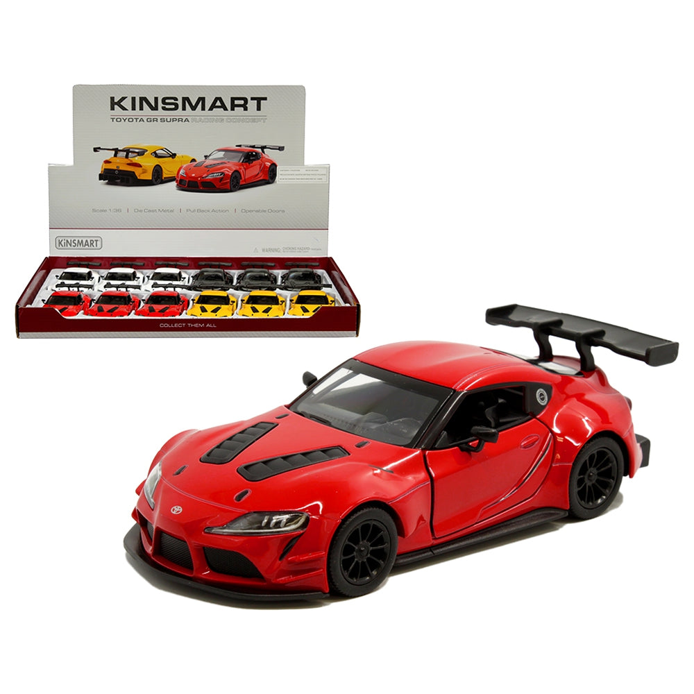 Kinsmart 1:36 Toyota GR Supra Racing Concept 5″ (KT5421D)