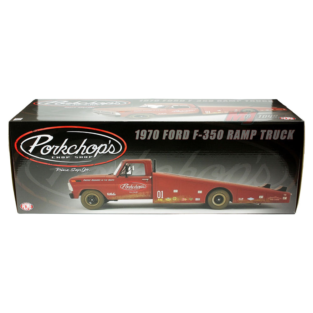 ACME 1:18 1970 Ford F-350 Ramp Truck – Porkchop’s Chop Shop