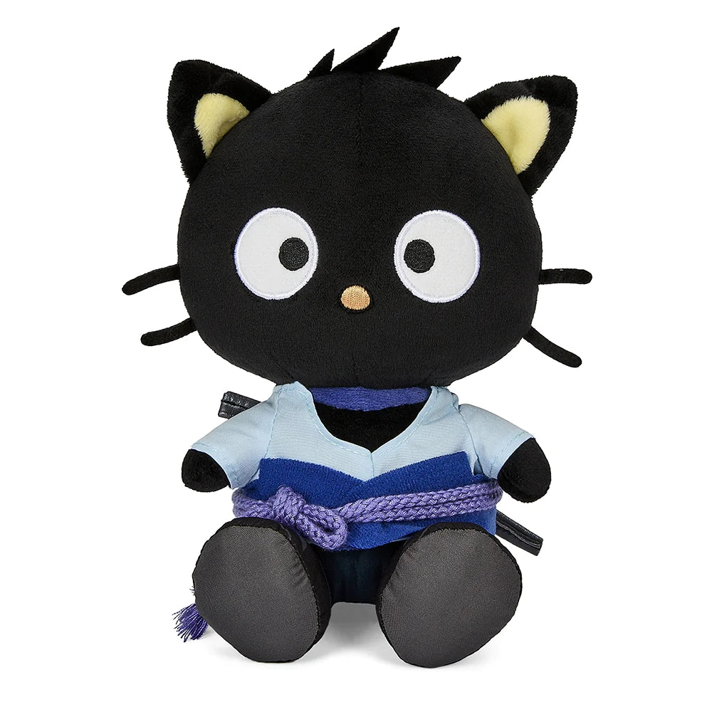 Naruto X Hello Kitty And Friends Phunny Plush-Chococat As Sasuke