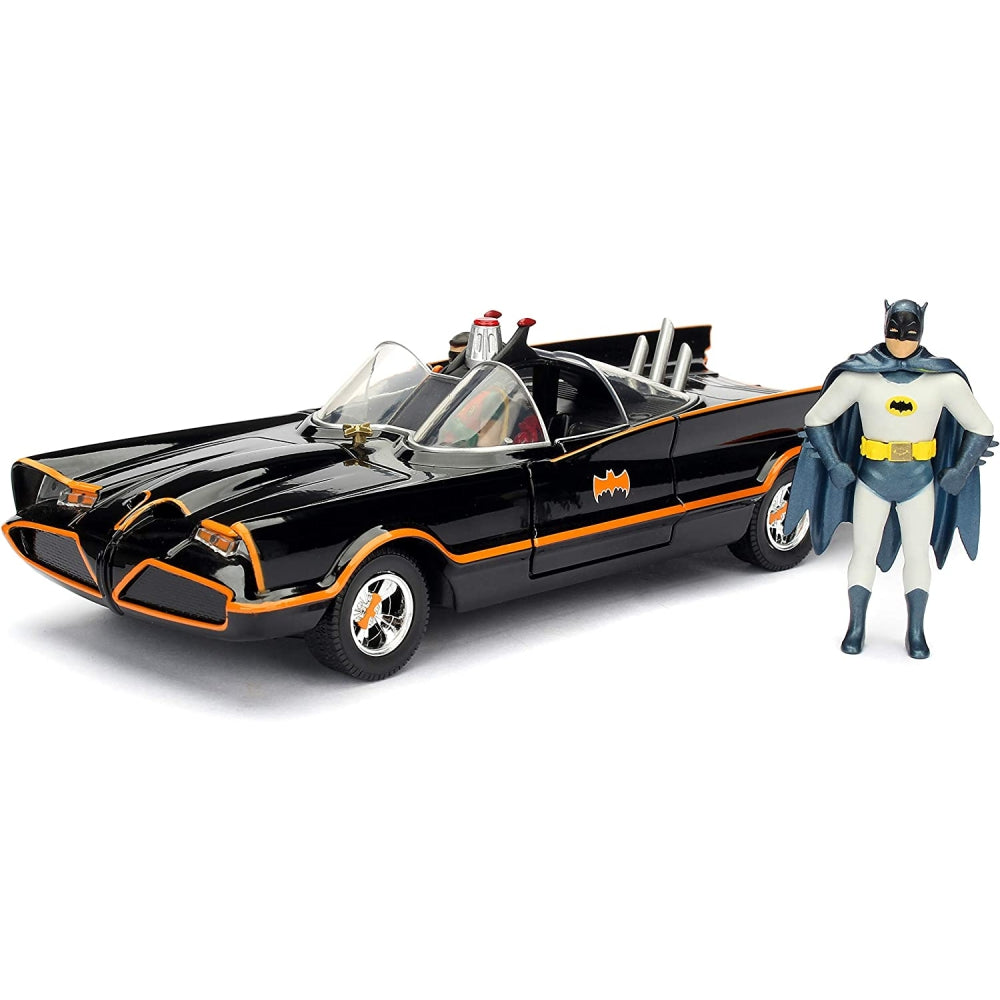 Build N'collect 1966 Classic TV Series Batmobile w/Batman & RobinFigure 1/24 Diecast Model Kit