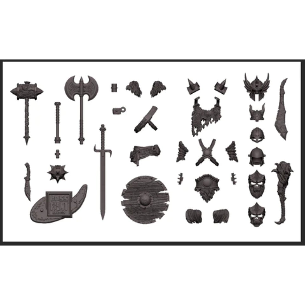 Character Builder Kit - Orc Wolf Gray