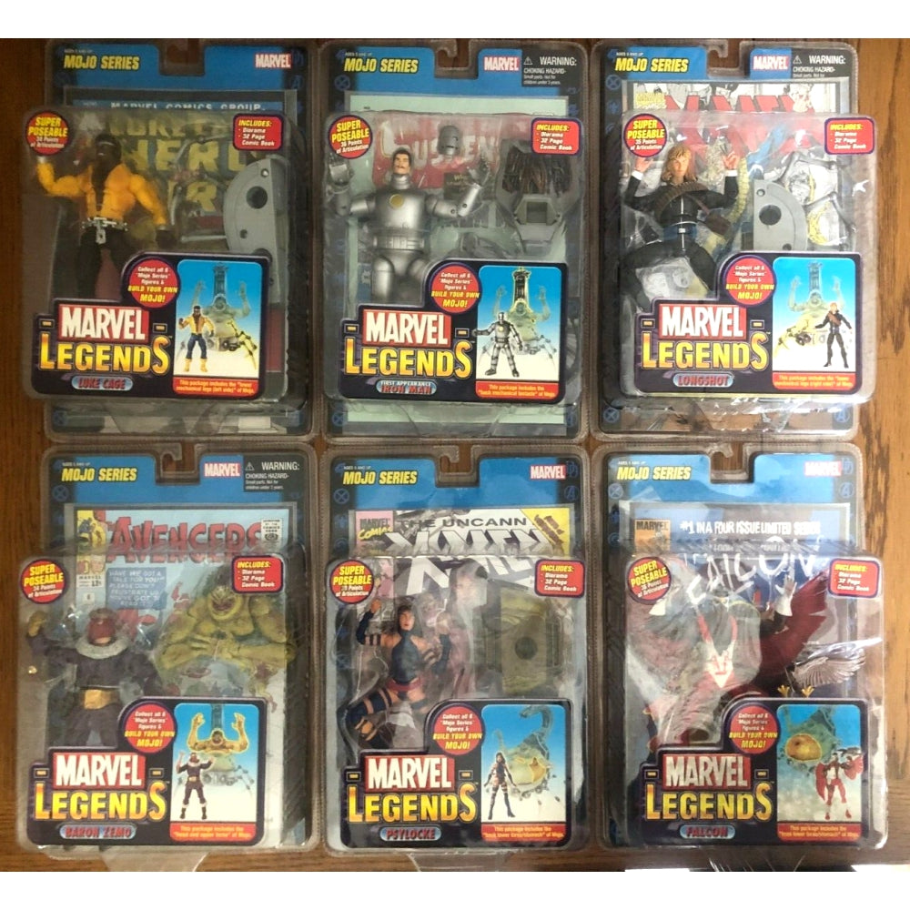 Nip Complete Marvel Legends Mojo Baf Series Base Set Wo Variants! 2006 Toybiz