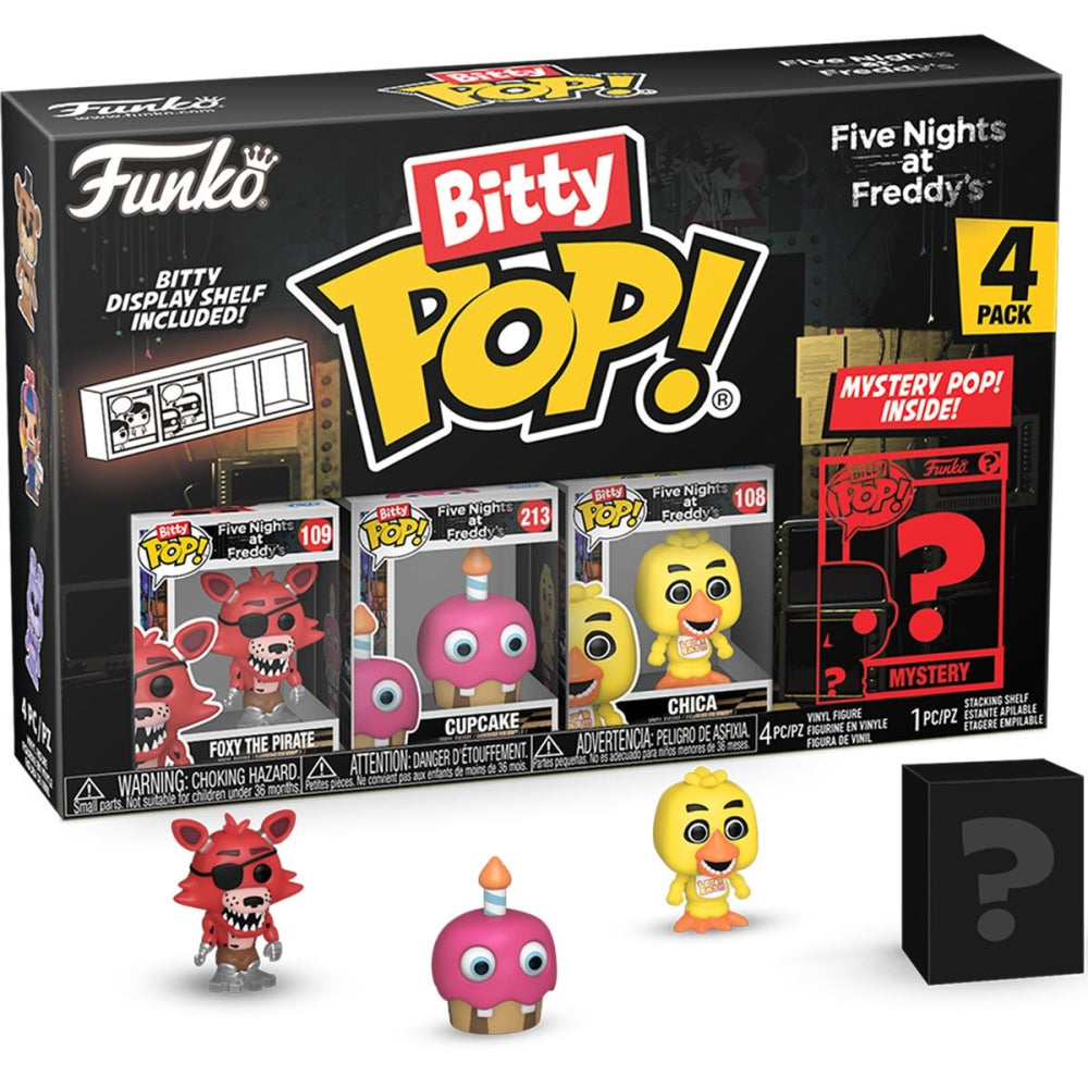 Five Nights at Freddy&#39;s Foxy the Pirate Funko Bitty Pop! Mini-Figure 4-Pack