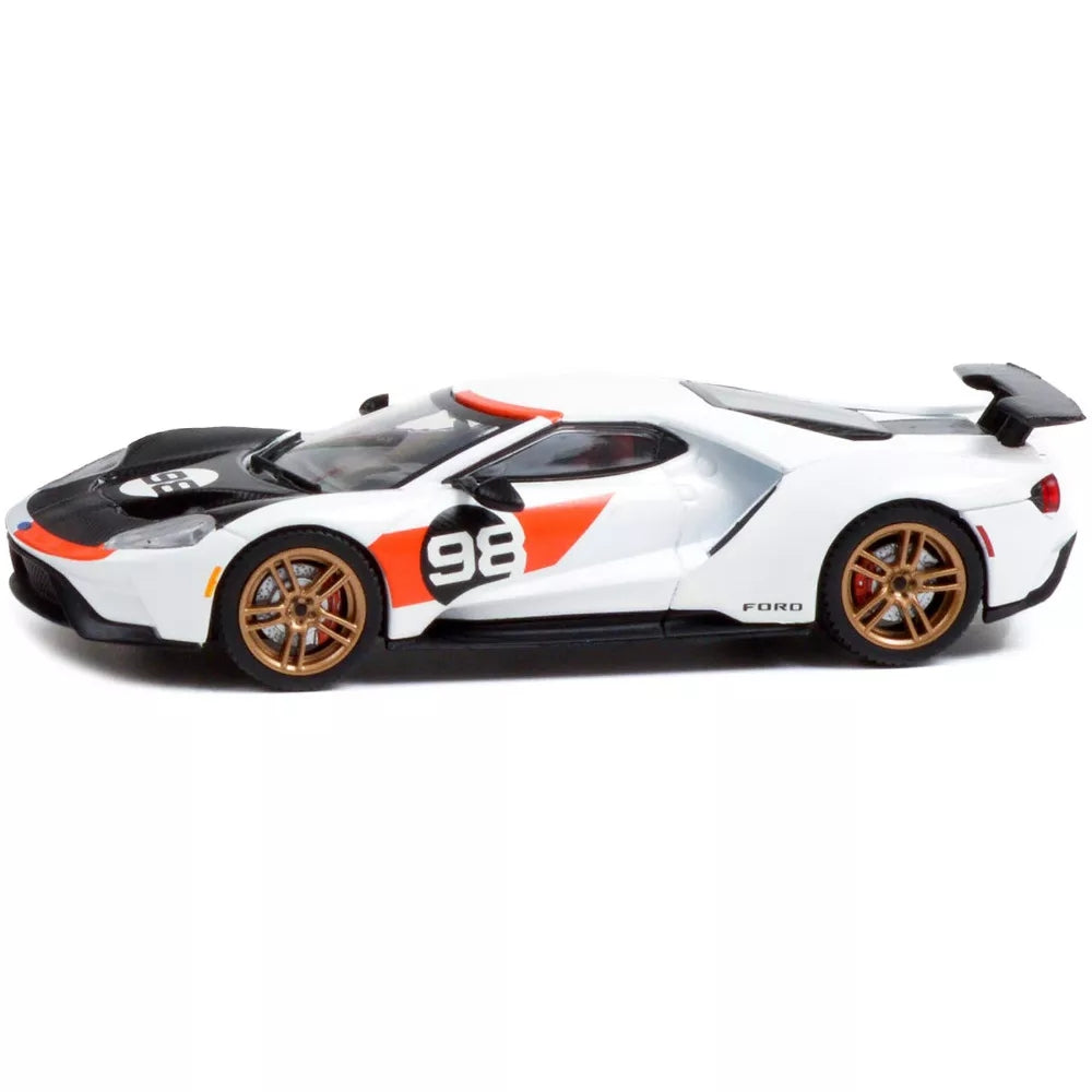 Greenlight 2021 Ford GT #98 Tribute to Ford MKII Miles & Ruby 24H Daytona 1966 "Ford GT Heritage Edition" 1/43 Diecast Model