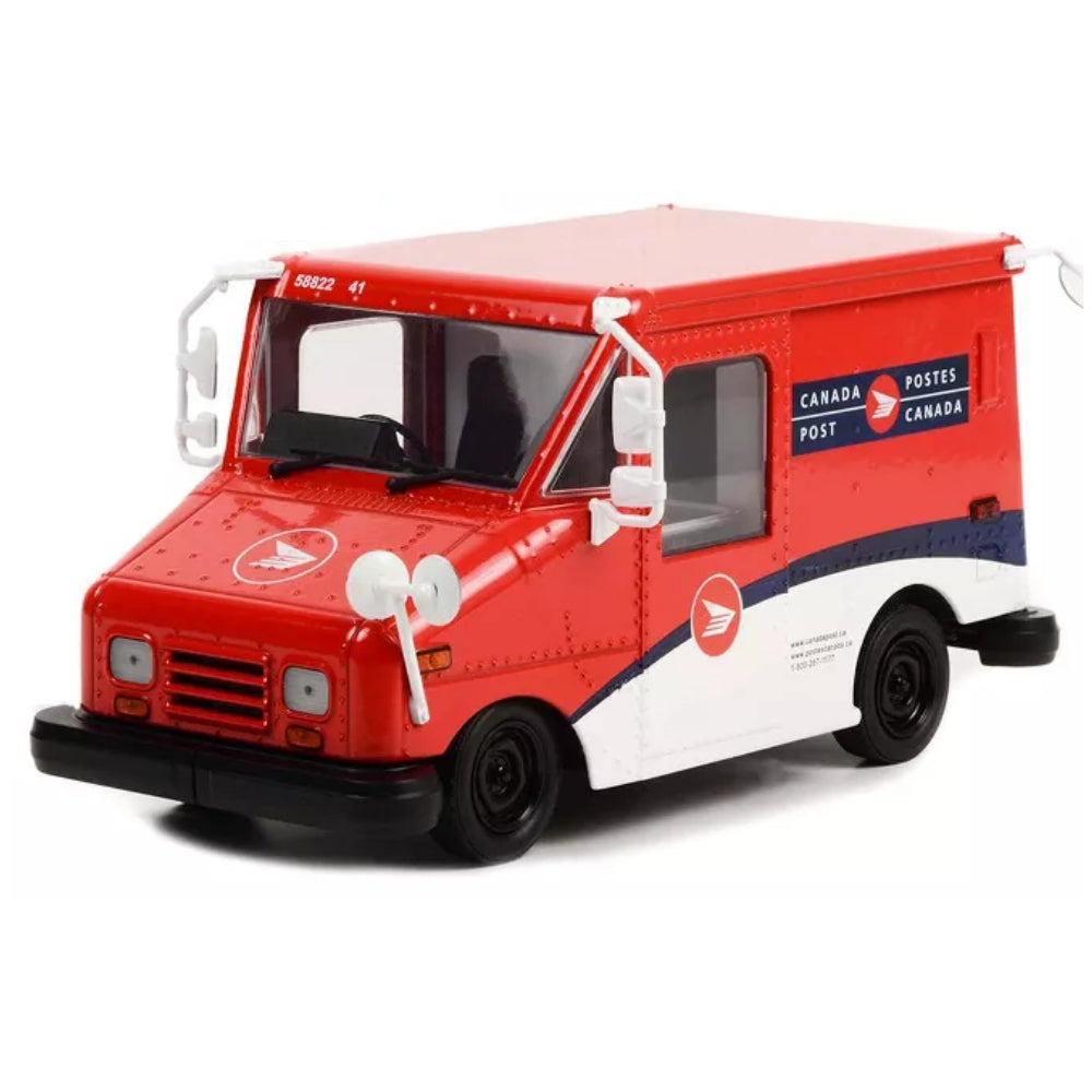 Greenlight Canada Post LLV Long-Life Postal Delivery Vehicle Red and White 1/18 Diecast Model Car