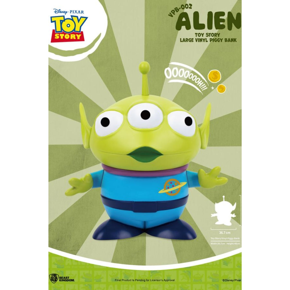 TOY STORY LARGE VINYL PIGGY BANK: ALIEN(RE)