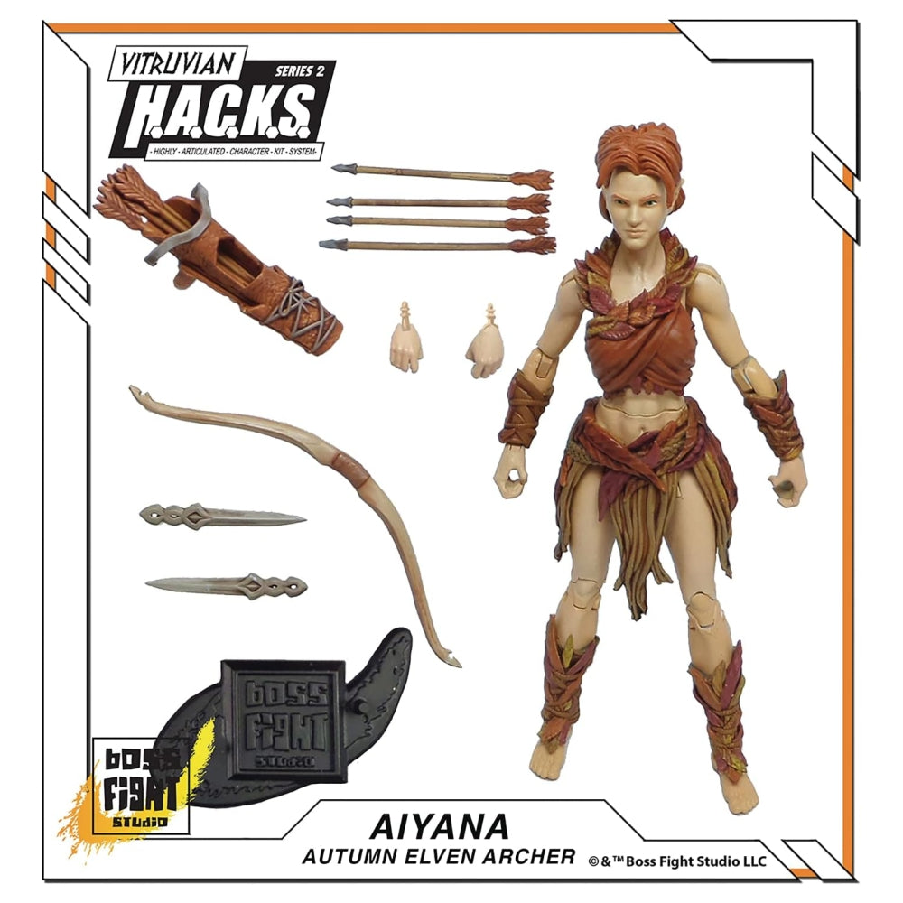 Boss Fight Studio Vitruvian Hacks: Aiyana Autumn Elven Archer Action Figure
