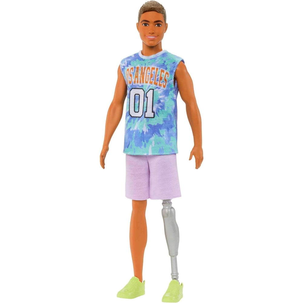 Barbie Fashionistas Ken Fashion Doll #212 with Prosthetic Leg Stocking Stuffer
