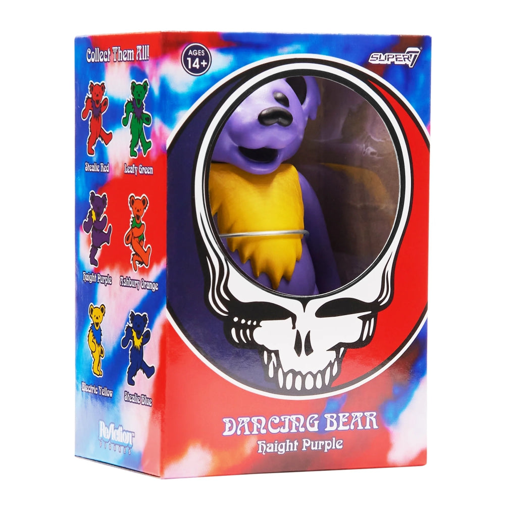 Grateful Dead Reaction Figure Dancing Bear (Haight Purple)