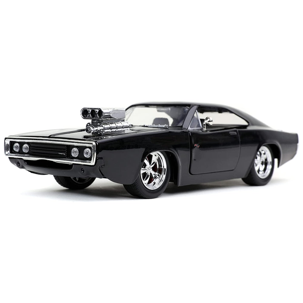 Jada Toys Fast & Furious 1:24 Dom's 1970 Dodge Charger R/T Die-cast Car Bare Metal